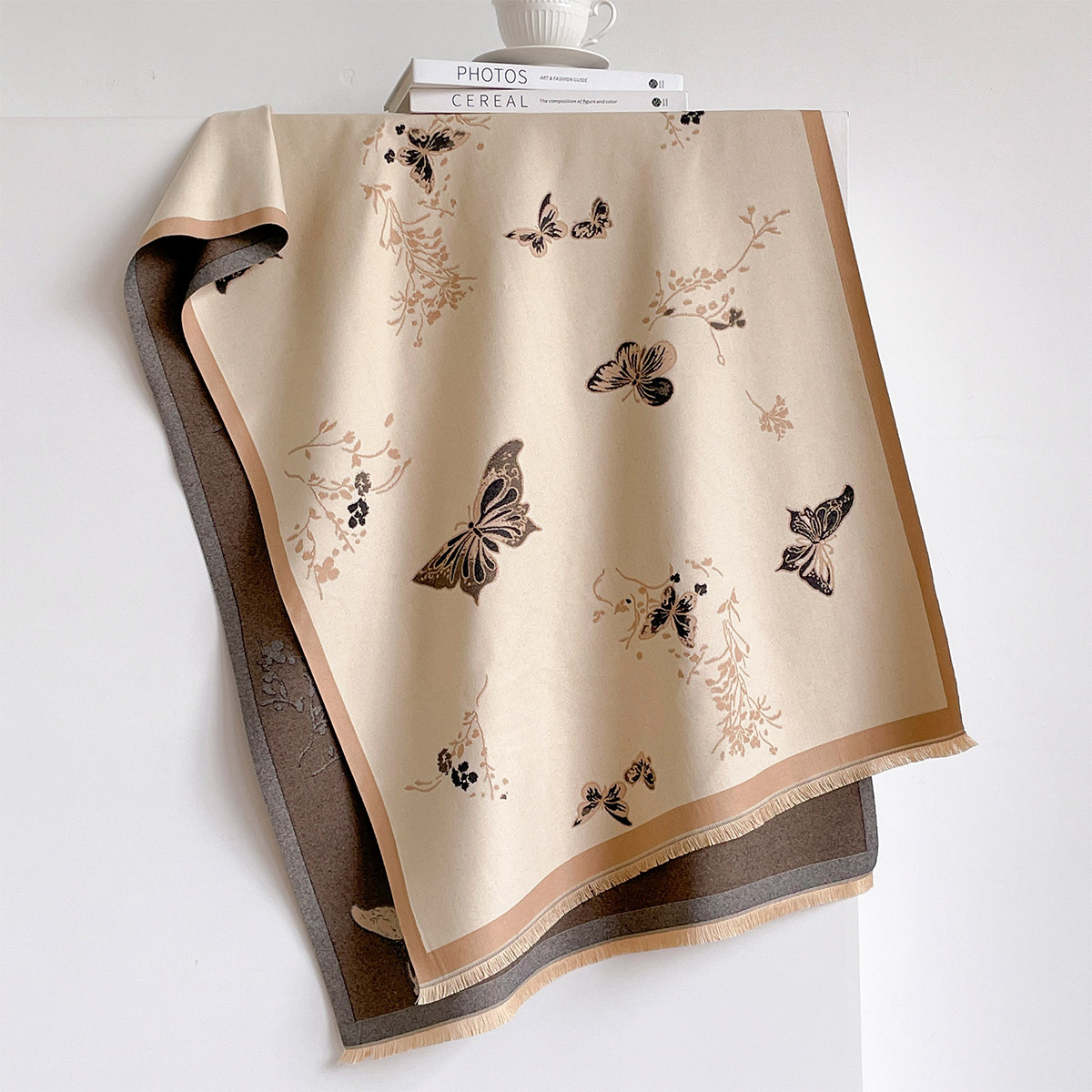 Women Imitation Cashmere Scarf - огляд і ціна Pashmina Wrap Large