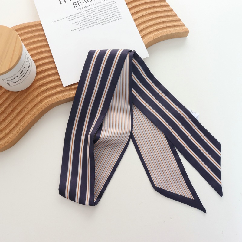 2025 New Striped Small Silk Sc - огляд і ціна Silk Tie Striped