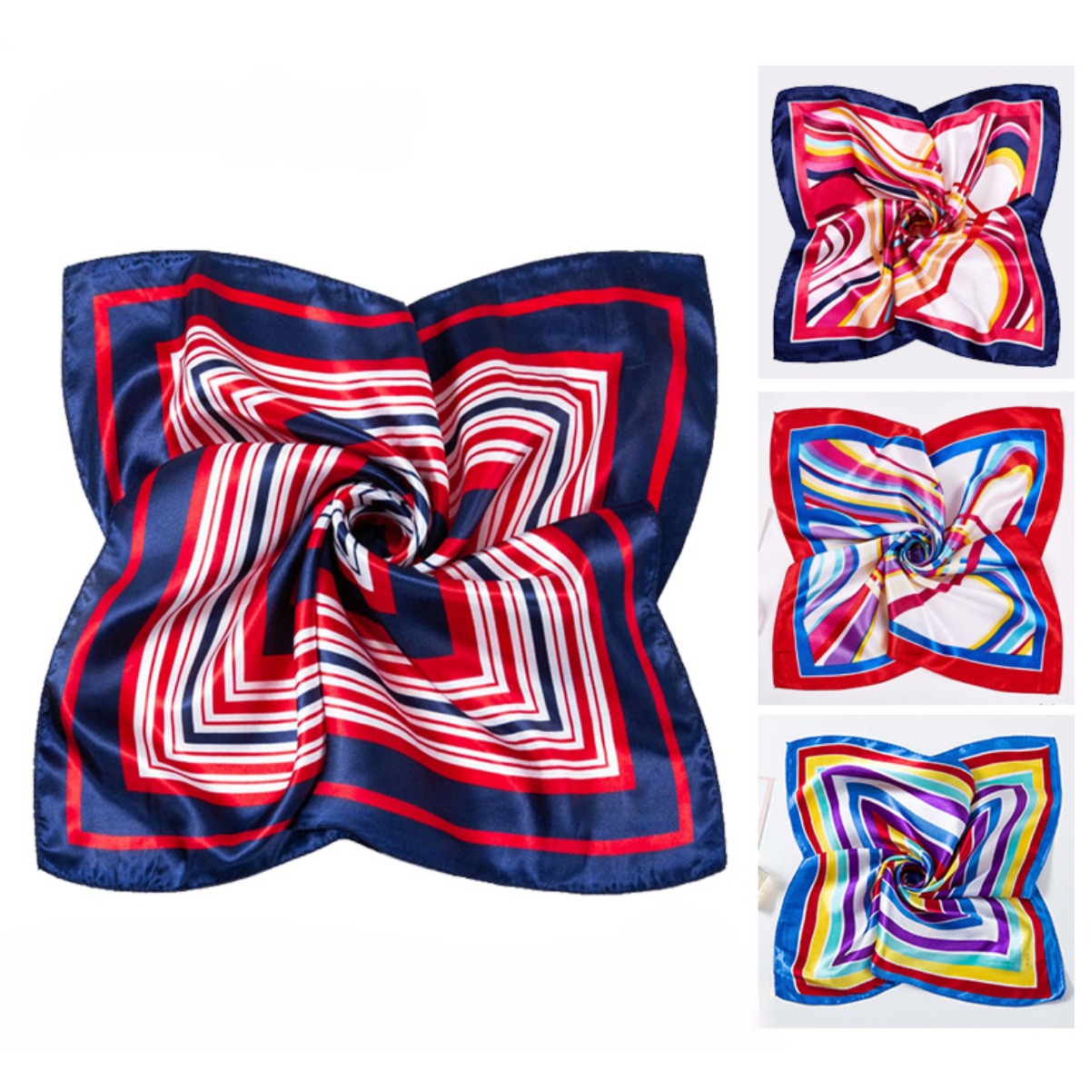 50*50cm Square Silk Scarves Sc - огляд і ціна Scarf Silk Square
