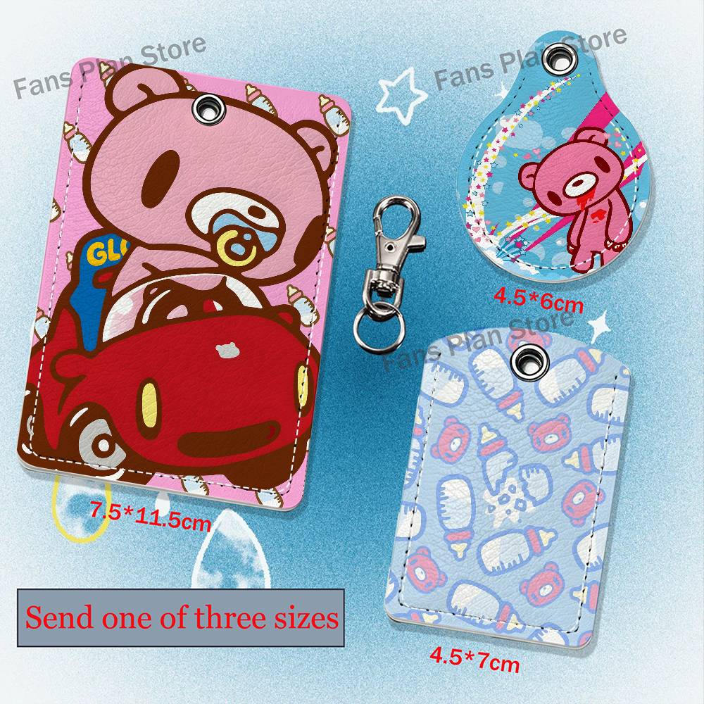 Cartoon G-Gloomy Bear Leather  - огляд і ціна Lanyard Badge Holder