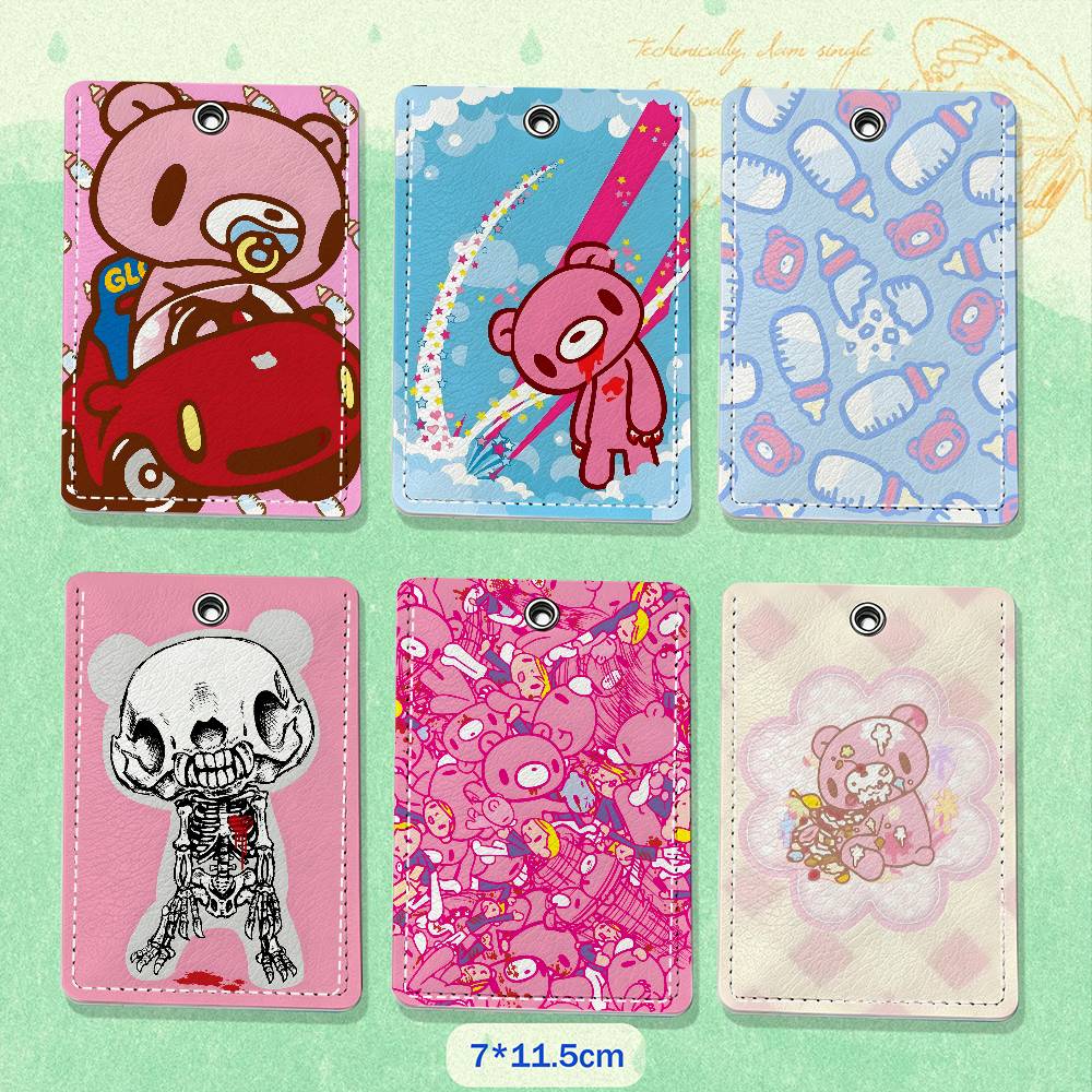 Cartoon G-Gloomy Bear Leather  - огляд і ціна Lanyard Badge Holder