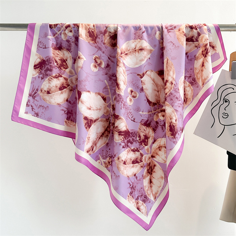 Retro 90cm Printed Large Squar - огляд і ціна Scarf Silk Square