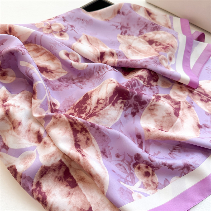 Retro 90cm Printed Large Squar - огляд і ціна Scarf Silk Square