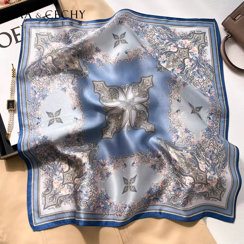 Baroque Floral 100% Mulberry S - огляд і ціна Scarf Silk Square