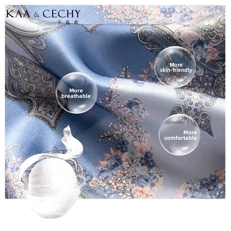 Baroque Floral 100% Mulberry S - огляд і ціна Scarf Silk Square